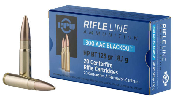 1000 Rounds of .300 AAC Blackout Ammo by Prvi Partizan - 125gr FMJ