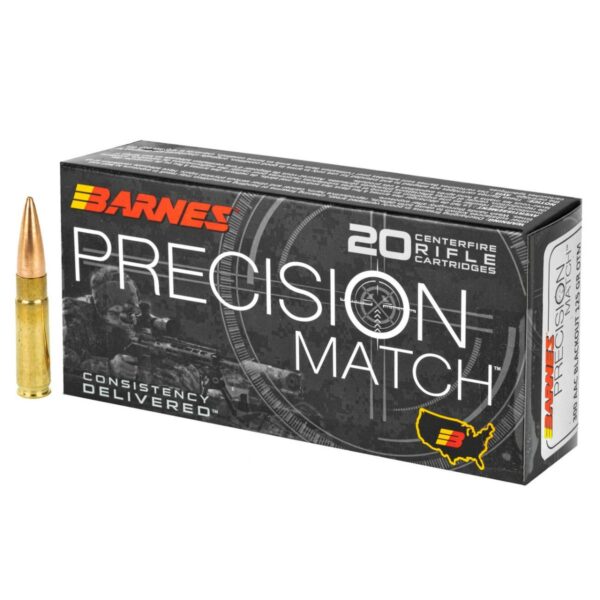 200 Rounds of .300 AAC Blackout Ammo by Barnes Precision Match - 125gr OTM BT